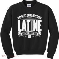 Latin School Roman Culture Latin Saying Manual Latin Kids Sweatshirt thumb 0