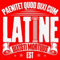 Latin School Roman Culture Latin Saying Manual Latin Santa Hat thumb 1