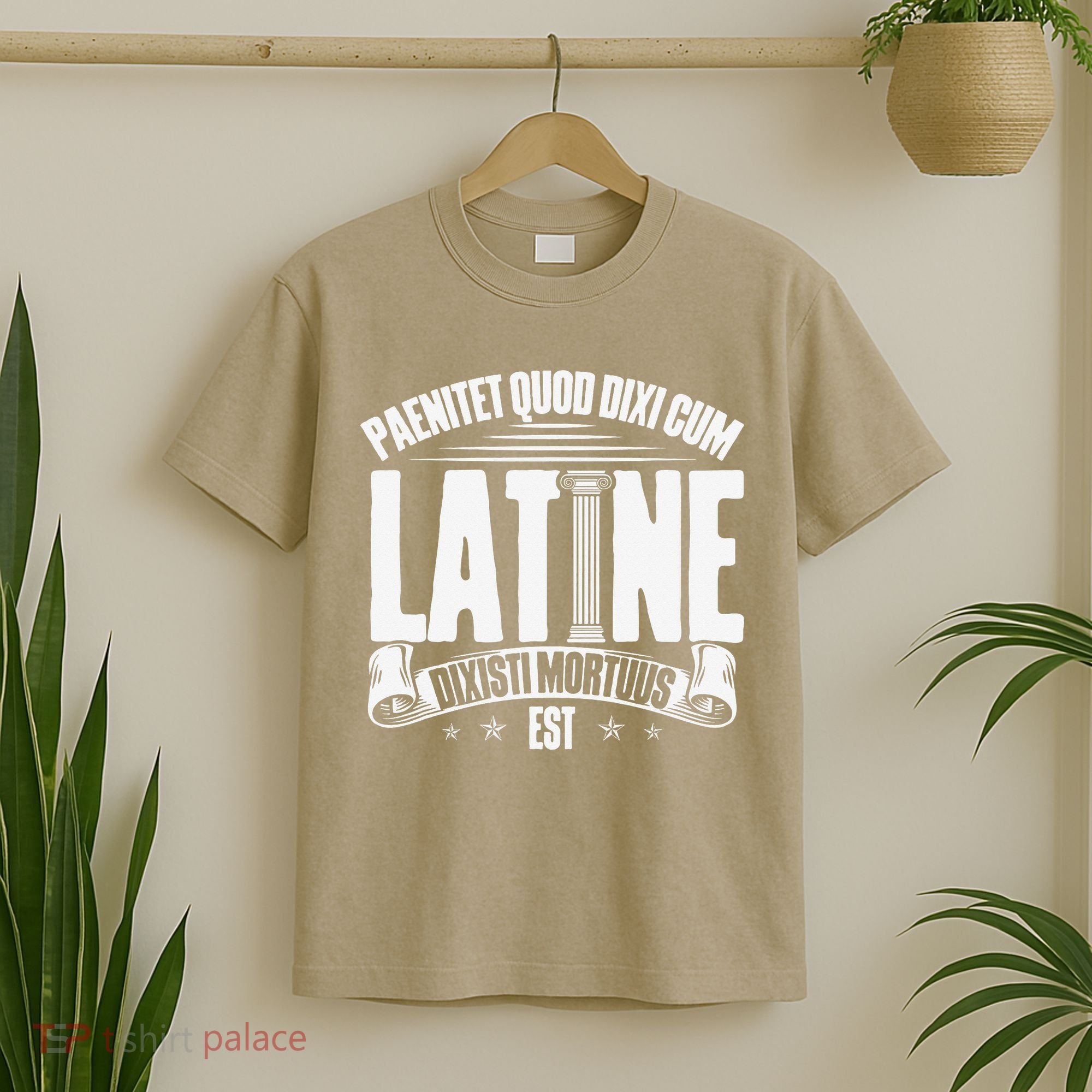 Latin School Roman Culture Latin Saying Manual Latin T-Shirt