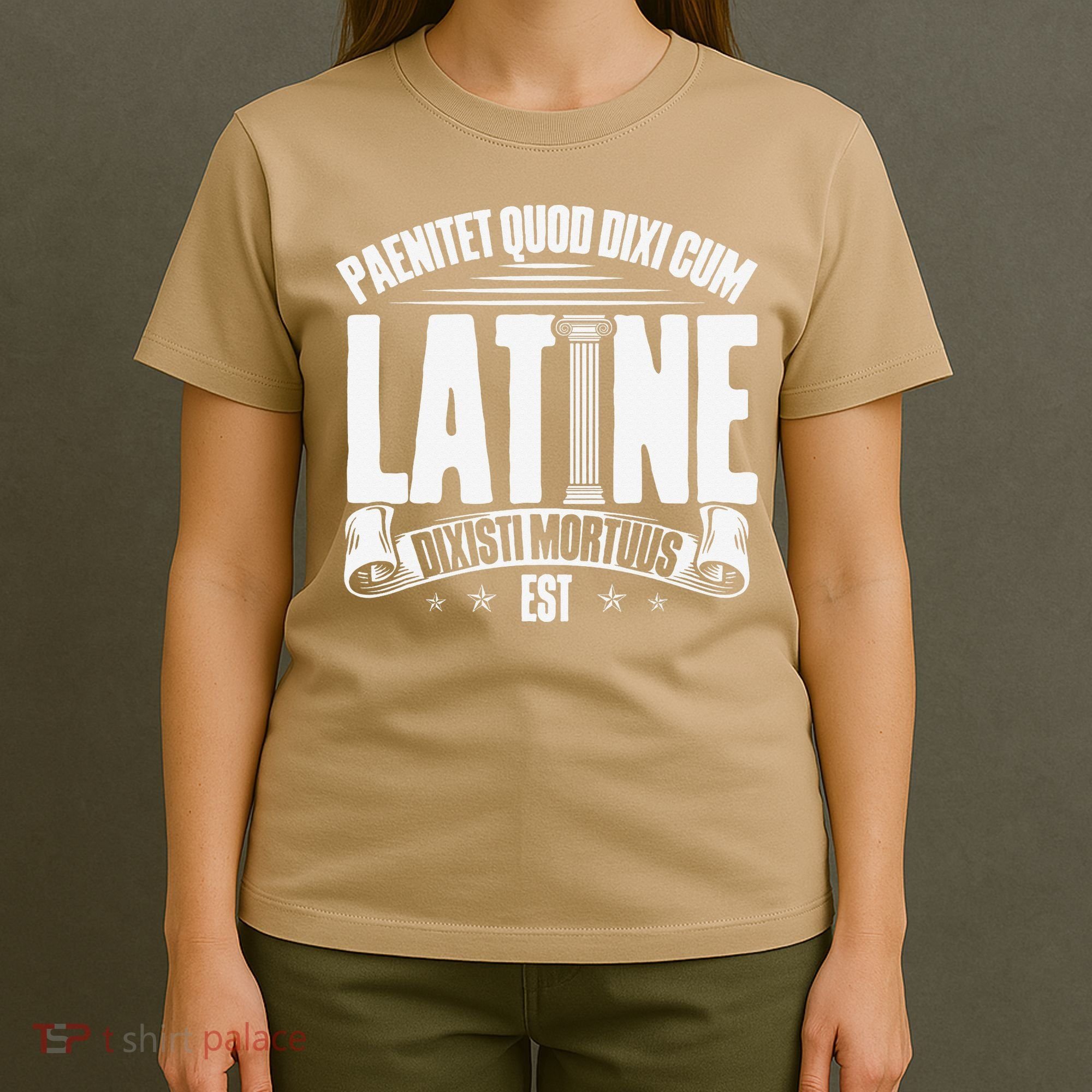 Latin School Roman Culture Latin Saying Manual Latin T-Shirt