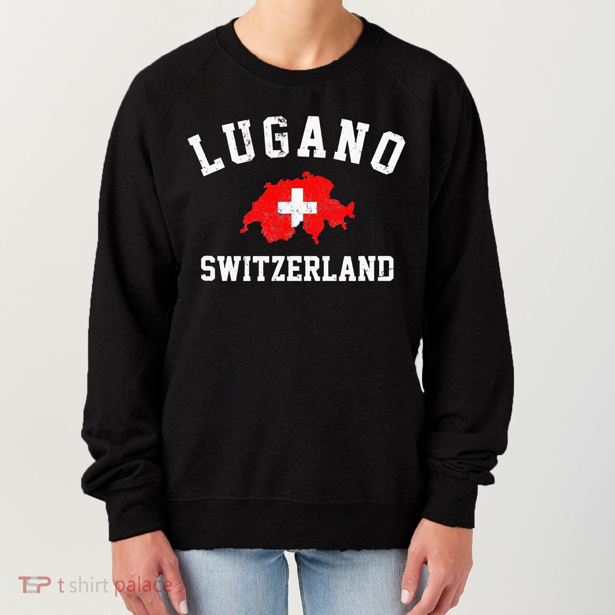 Lugano, Swiss Switzerland Women's Sweatshirt