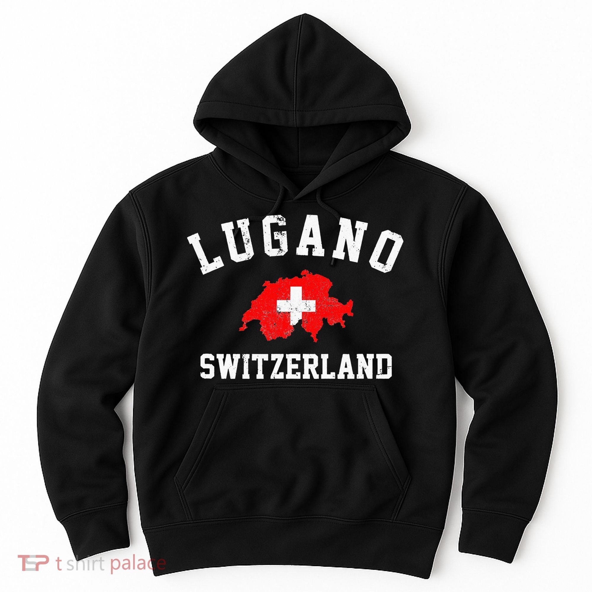 Lugano, Swiss Switzerland Hoodie