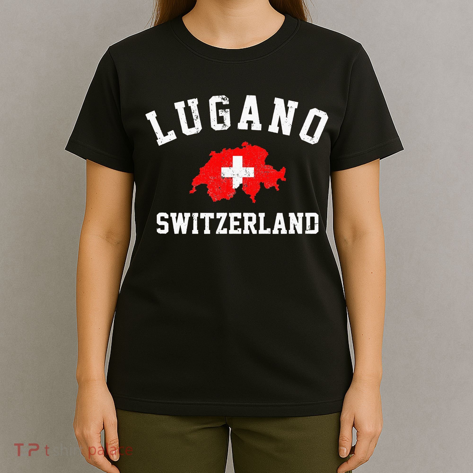 Lugano, Swiss Switzerland T-Shirt