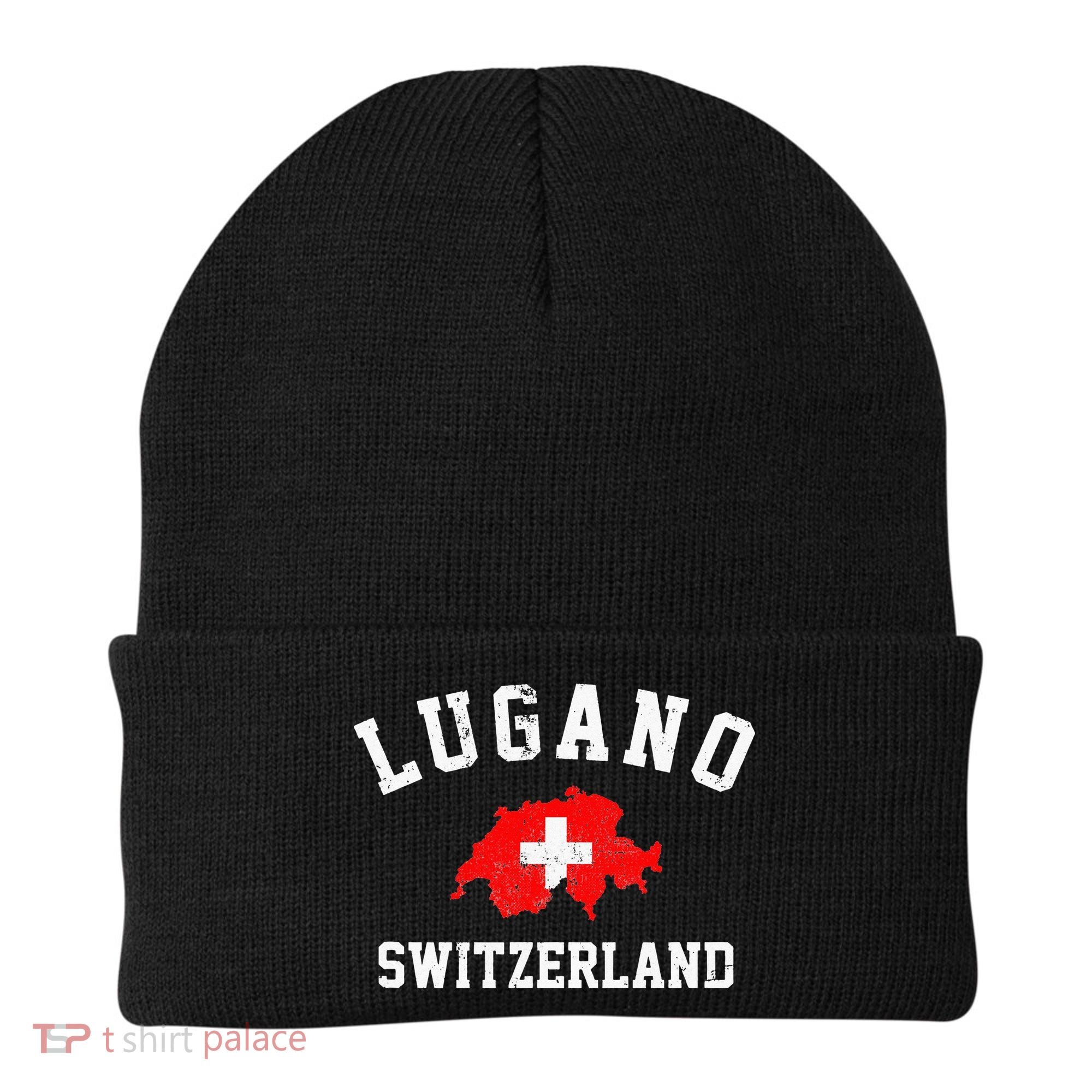 Lugano, Swiss Switzerland Beanie