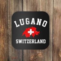 Lugano, Swiss Switzerland Coaster thumb 0