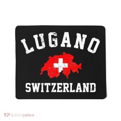 Lugano, Swiss Switzerland Mousepad