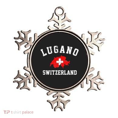 Lugano, Swiss Switzerland Ornament
