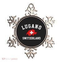 Lugano, Swiss Switzerland Ornament thumb 0