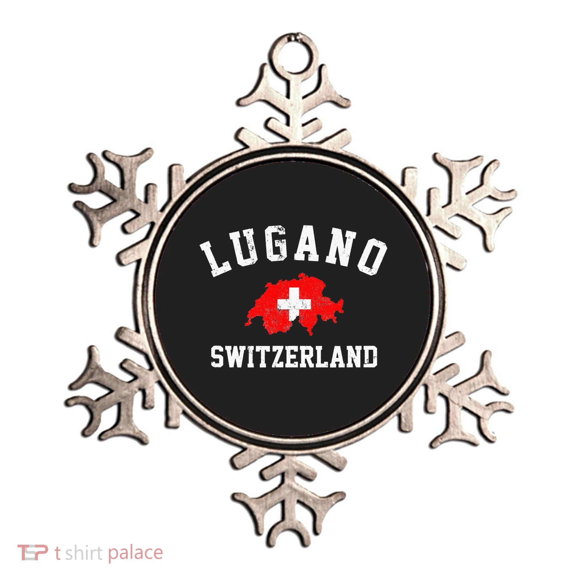 Lugano, Swiss Switzerland Ornament