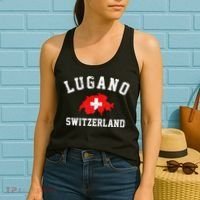 Lugano, Swiss Switzerland Women's Tank Top thumb 2