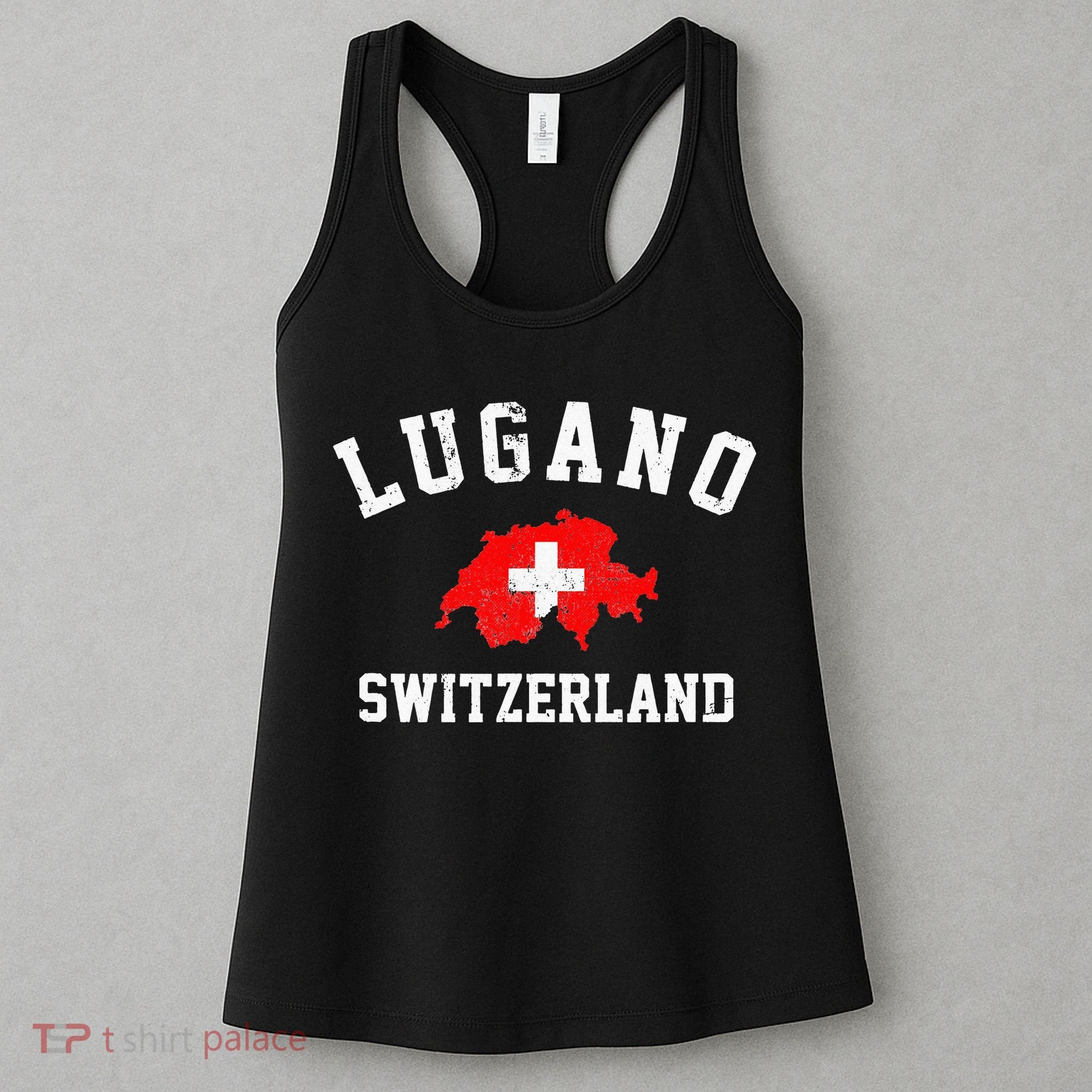 Lugano, Swiss Switzerland Women's Tank Top