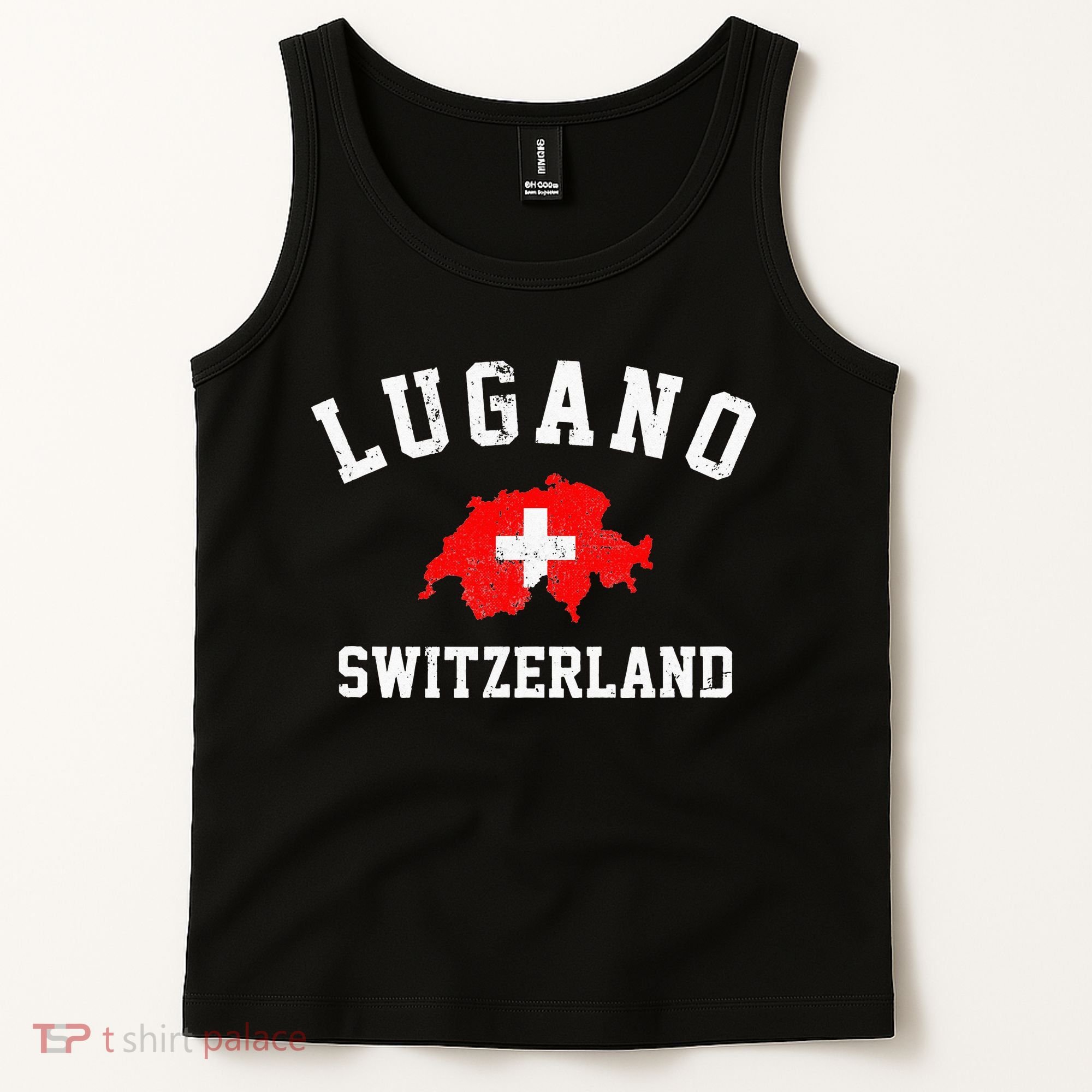 Lugano, Swiss Switzerland Tank Top