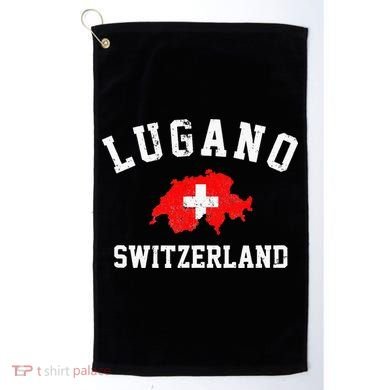Lugano, Swiss Switzerland Golf Towel