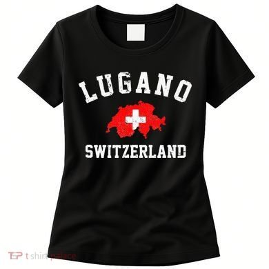 Lugano, Swiss Switzerland Women's T-Shirt