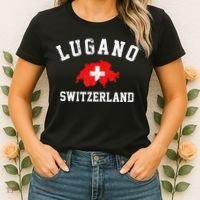 Lugano, Swiss Switzerland Women's T-Shirt thumb 2