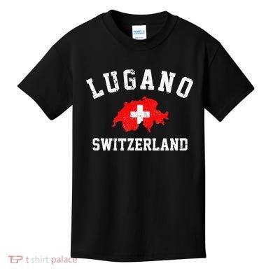 Lugano, Swiss Switzerland Kids T-Shirt
