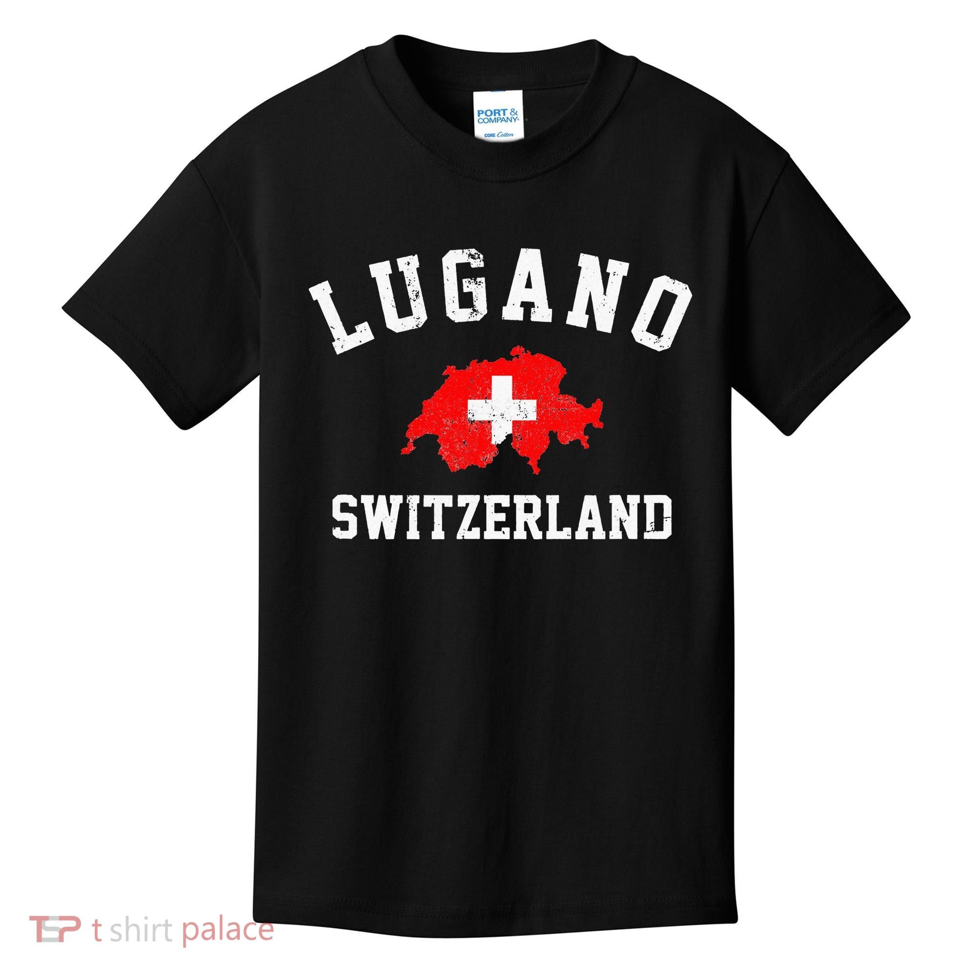 Lugano, Swiss Switzerland Kids T-Shirt