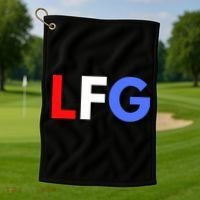 Lfg 'S Soccer Let's Go Gift Golf Towel thumb 1