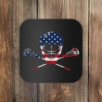 Lacrosse Sport Stick Funny Lax Player Love Perfect Gift Idea Coaster thumb 0