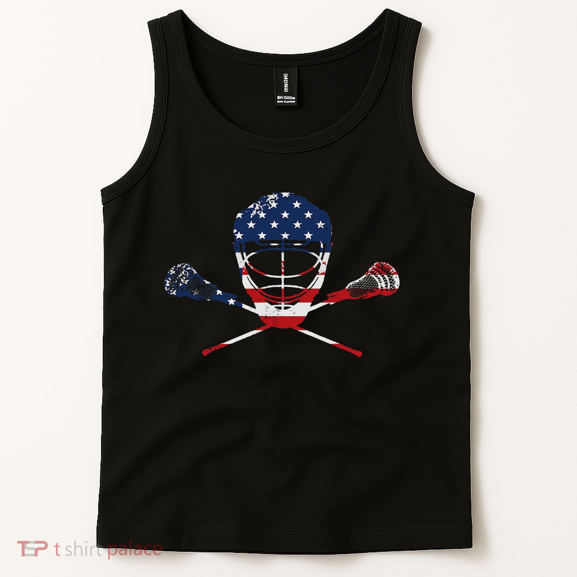 Lacrosse Sport Stick Funny Lax Player Love Perfect Gift Idea Tank Top