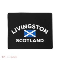 Livingston Scotland Scottish Flag City Tourist Mousepad thumb 0
