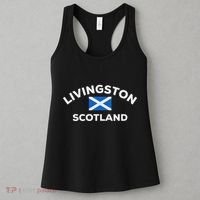 Livingston Scotland Scottish Flag City Tourist Women's Tank Top thumb 3