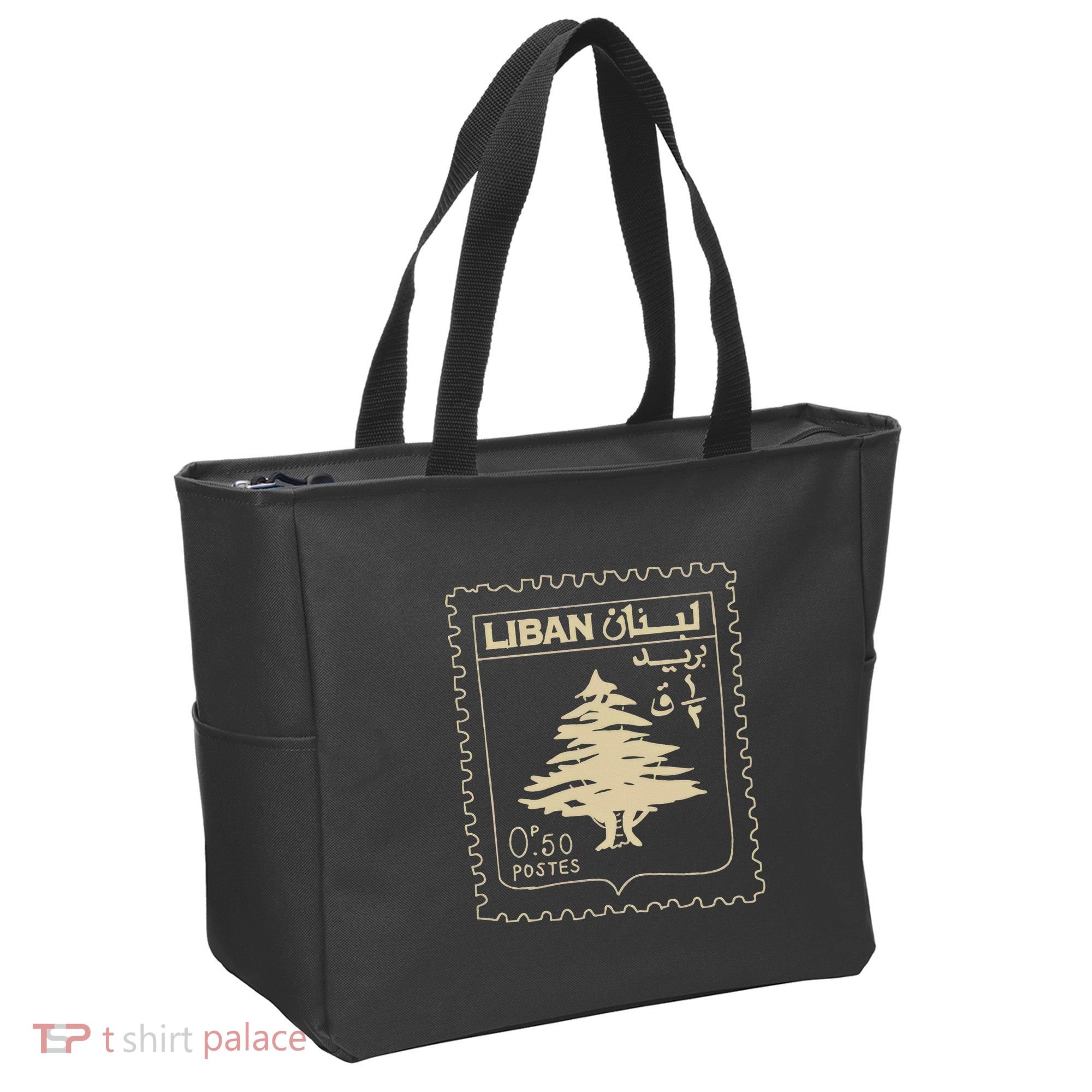 Lebanese Stamp Support Lebanon Beirut Map Palestine Tote Bag