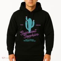 Lesbian Succulent Sapphics Plant Lesbian Hoodie thumb 2