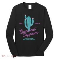 Lesbian Succulent Sapphics Plant Lesbian Long Sleeve Shirt thumb 0