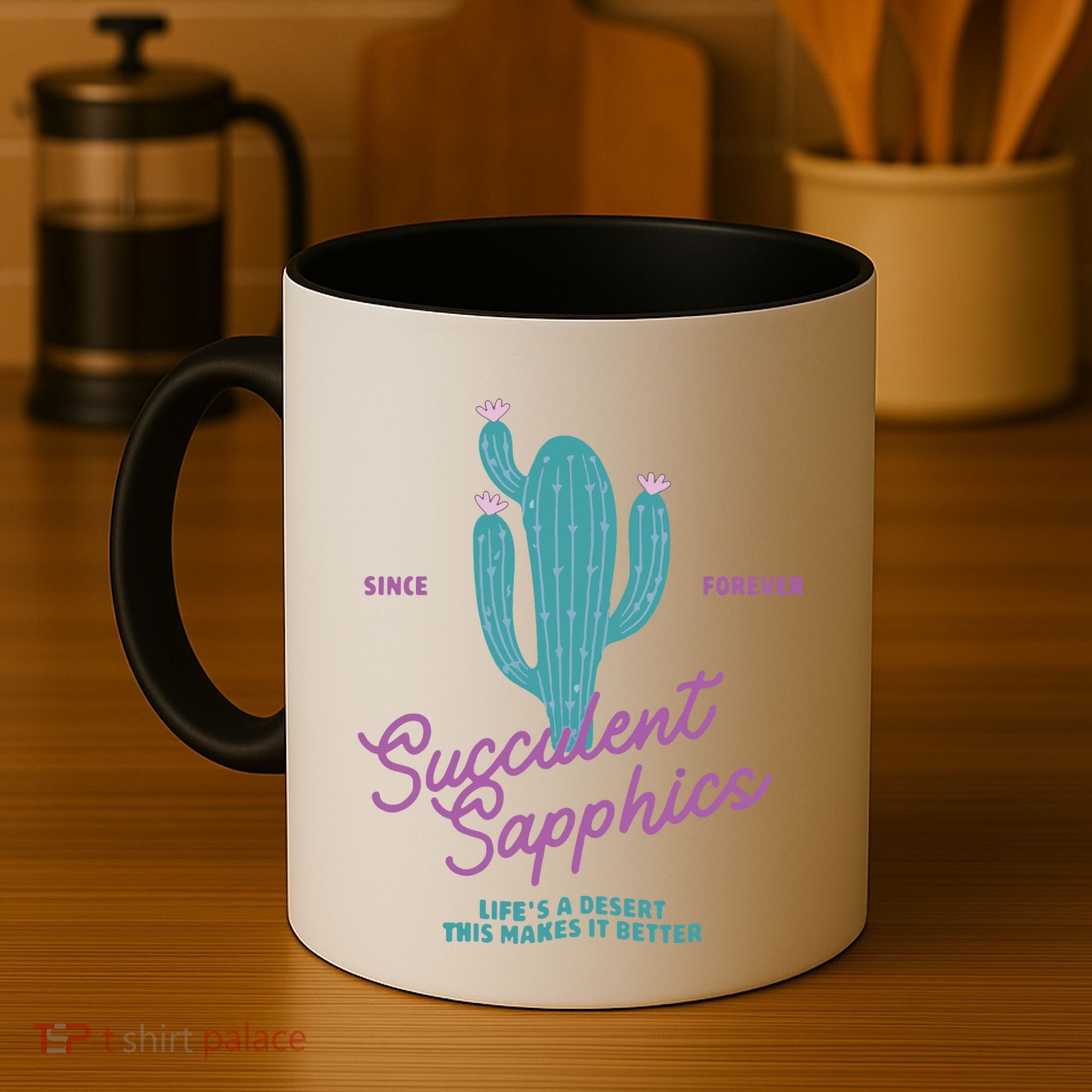 Lesbian Succulent Sapphics Plant Lesbian Coffee Mug