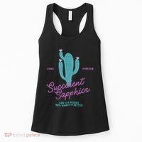 Lesbian Succulent Sapphics Plant Lesbian Women's Tank Top thumb 0