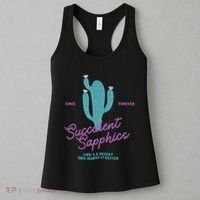 Lesbian Succulent Sapphics Plant Lesbian Women's Tank Top thumb 3