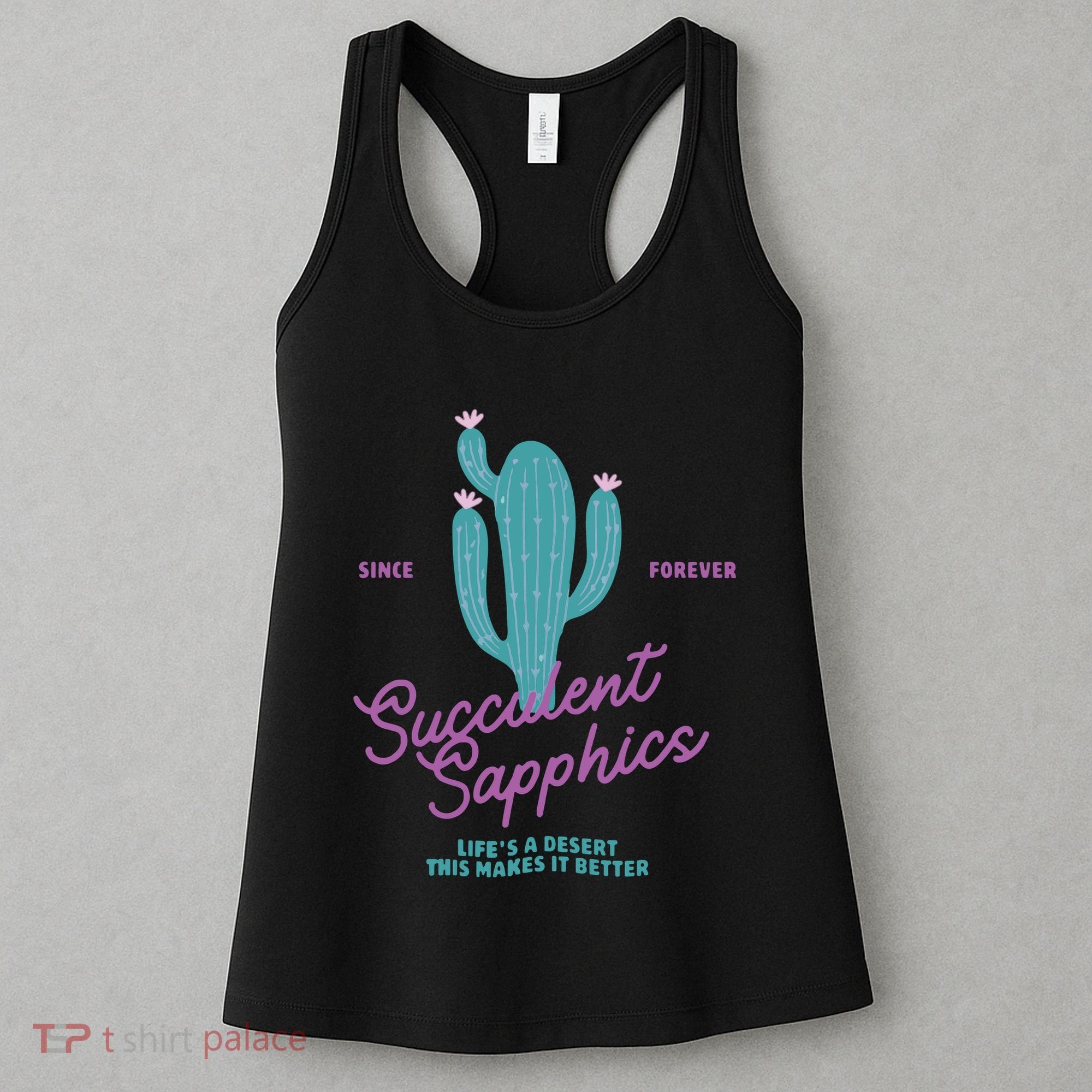 Lesbian Succulent Sapphics Plant Lesbian Women's Tank Top