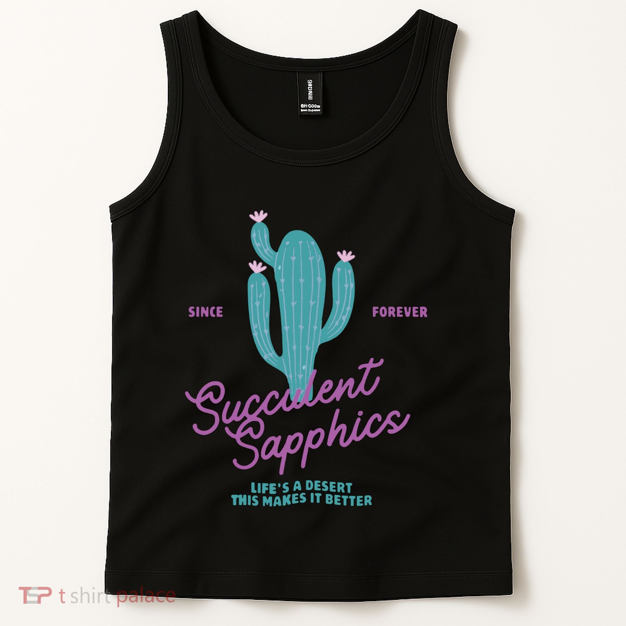 Lesbian Succulent Sapphics Plant Lesbian Tank Top