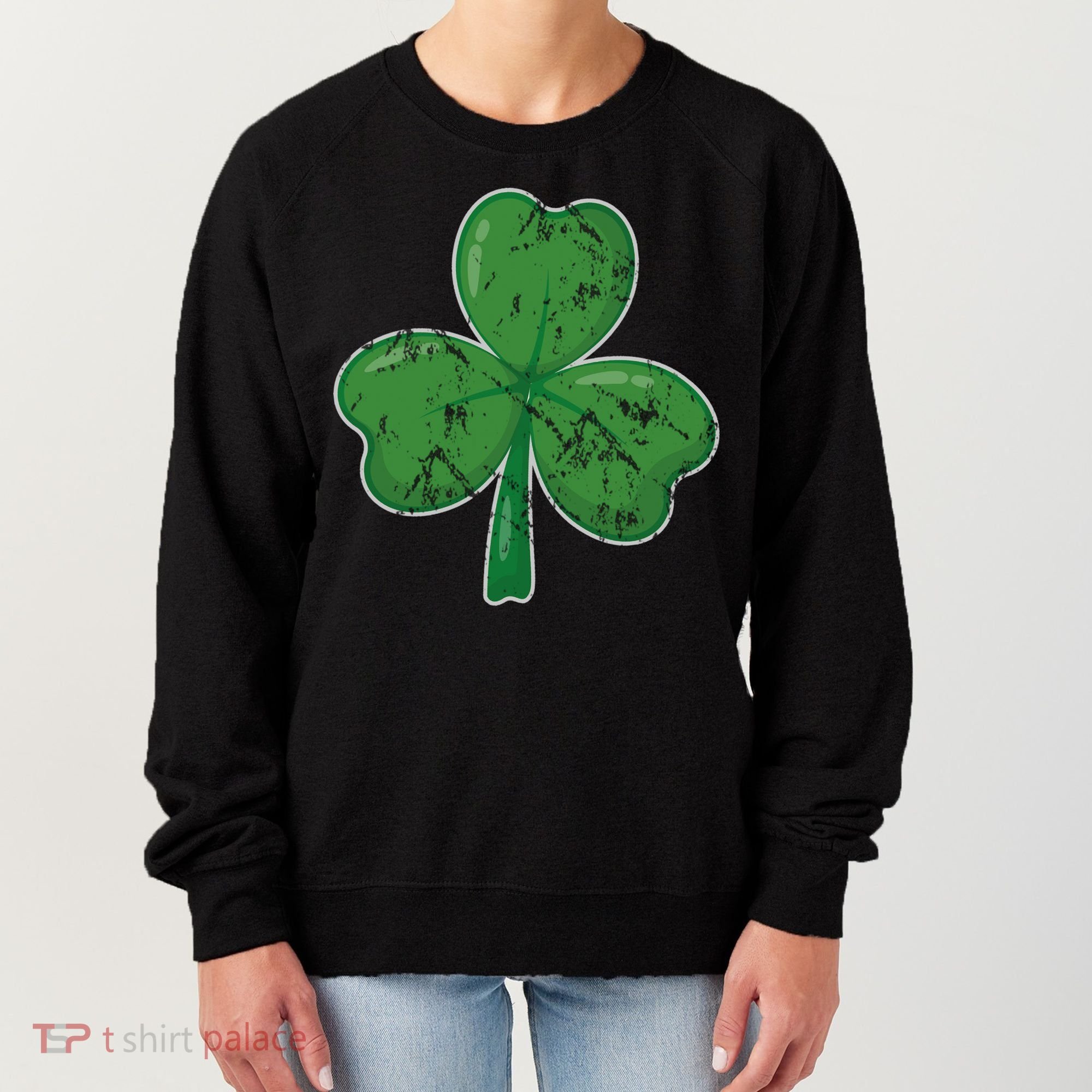 Lucky Shamrock St Patricks Day Women's Sweatshirt