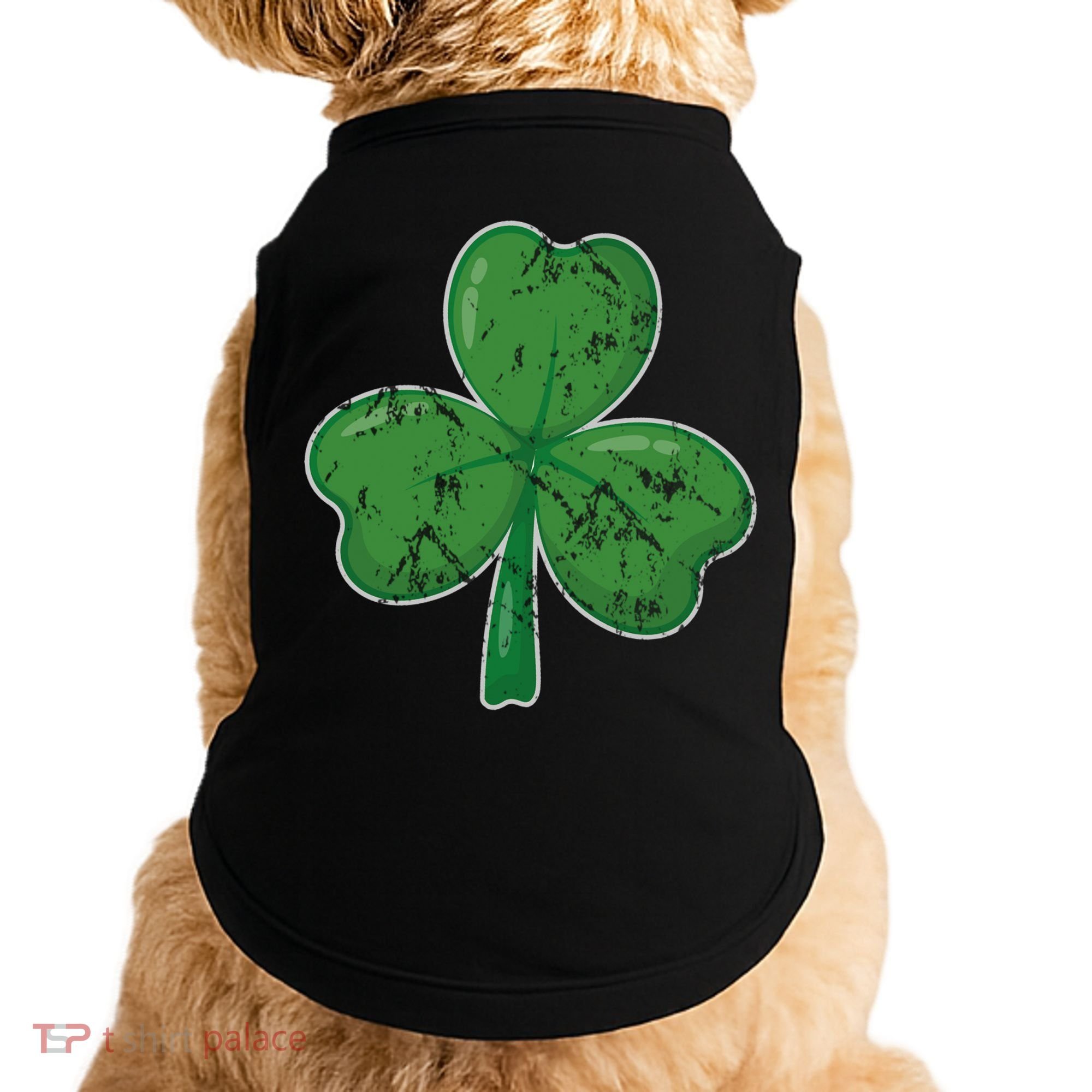 Lucky Shamrock St Patricks Day Doggie Tank