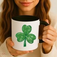 Lucky Shamrock St Patricks Day Coffee Mug thumb 3