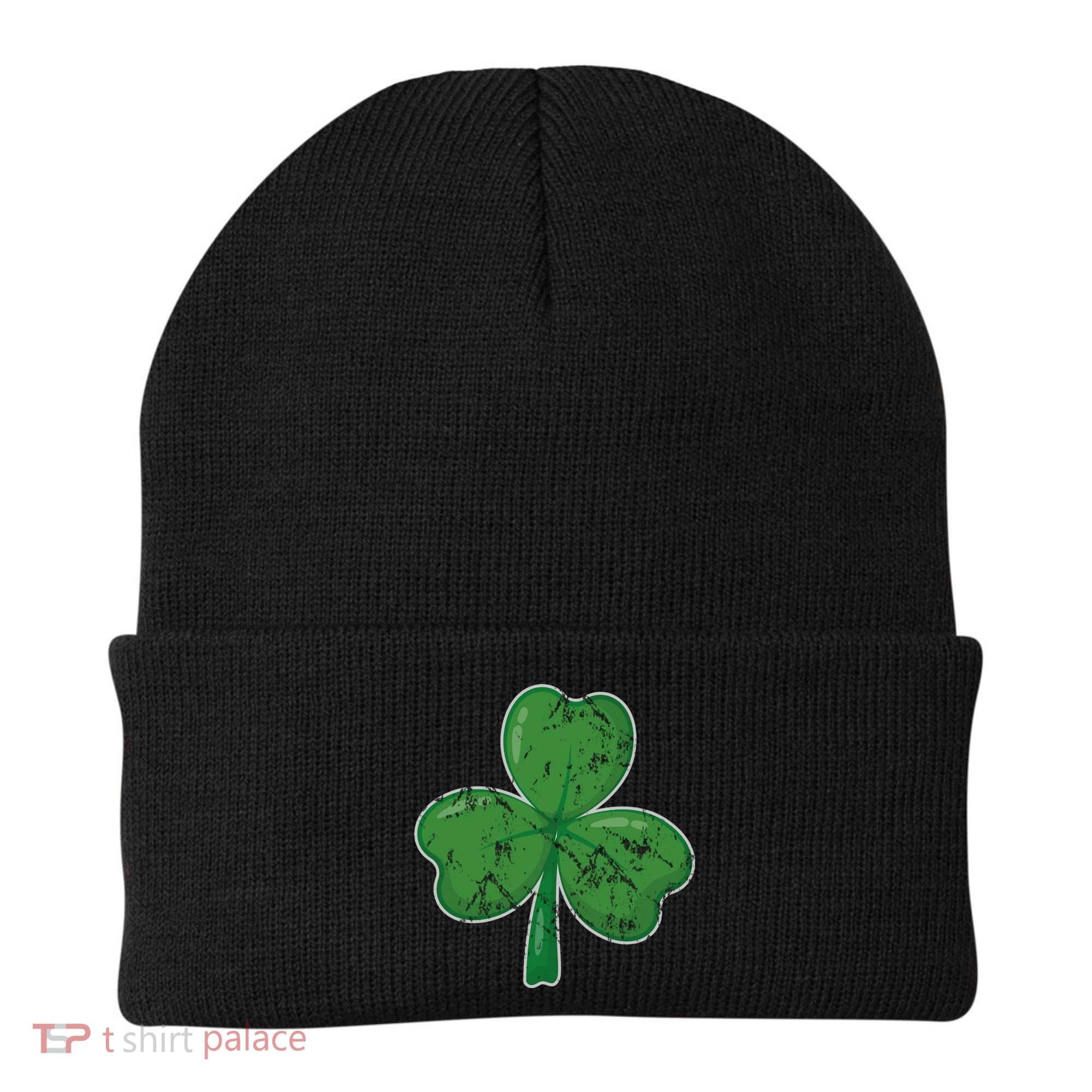 Lucky Shamrock St Patricks Day Beanie