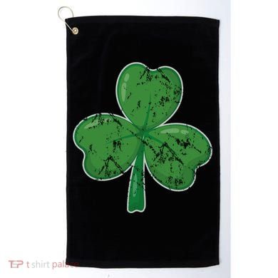 Lucky Shamrock St Patricks Day Golf Towel