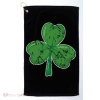 Lucky Shamrock St Patricks Day Golf Towel thumb 0