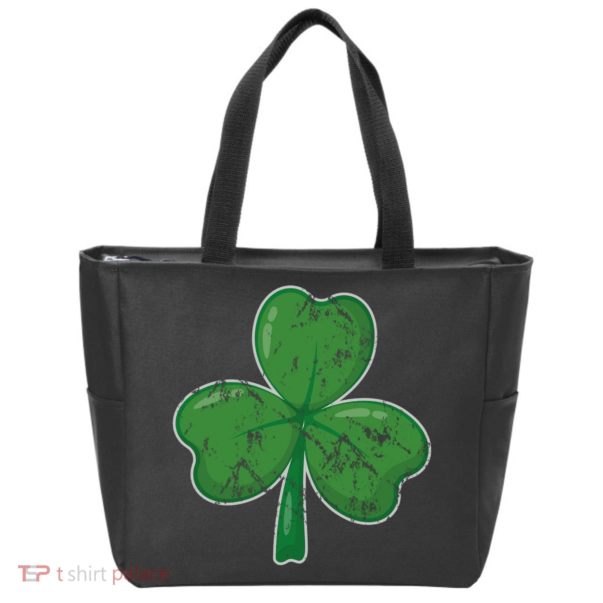 Lucky Shamrock St Patricks Day Tote Bag