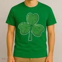 Lucky Shamrock St Patricks Day T-Shirt thumb 3
