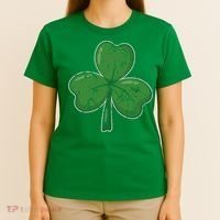 Lucky Shamrock St Patricks Day T-Shirt thumb 4