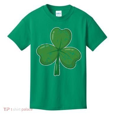 Lucky Shamrock St Patricks Day Kids T-Shirt