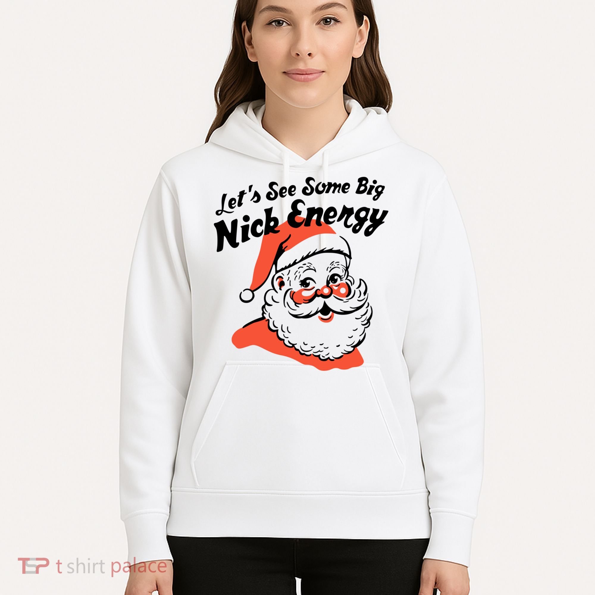 Lets See Some Big Nick Energy Funny Christmas Gift Hoodie