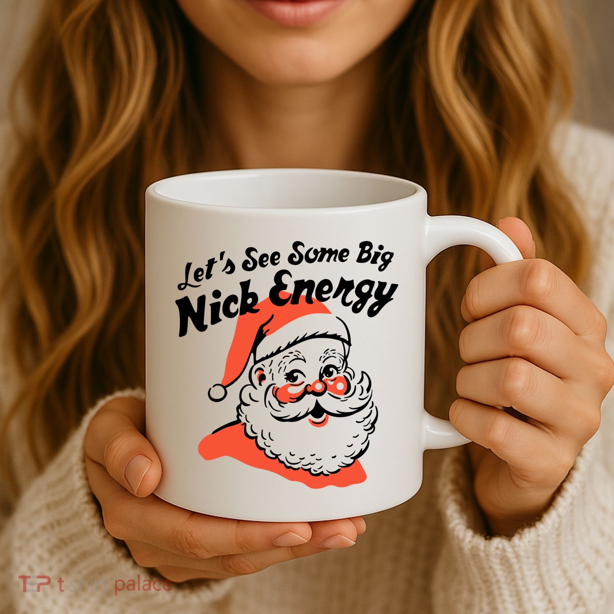 Lets See Some Big Nick Energy Funny Christmas Gift Coffee Mug