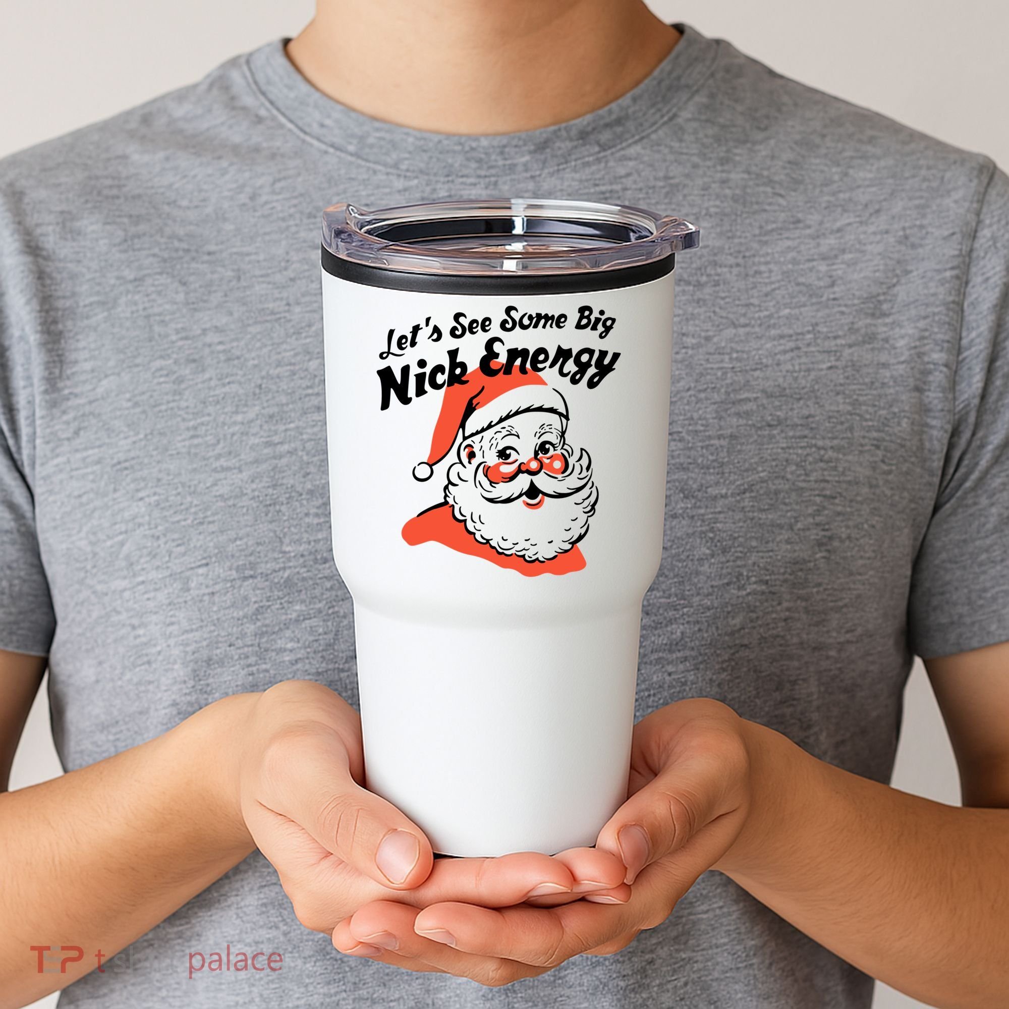 Lets See Some Big Nick Energy Funny Christmas Gift Tumbler