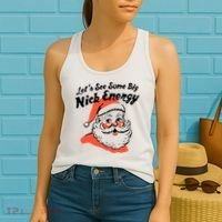 Lets See Some Big Nick Energy Funny Christmas Gift Women's Tank Top thumb 2