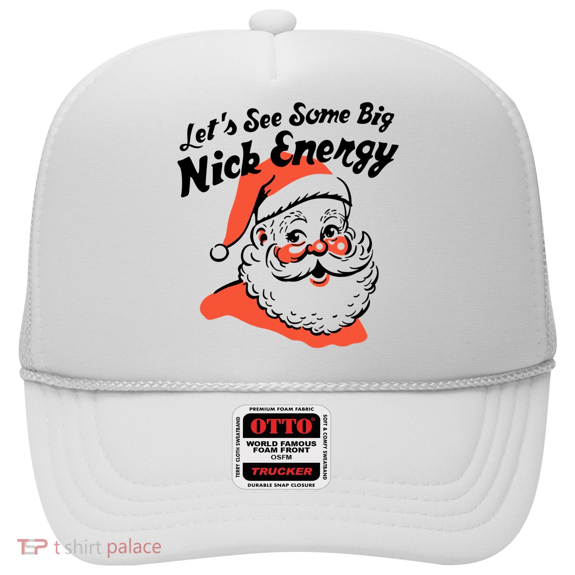 Lets See Some Big Nick Energy Funny Christmas Gift Hat