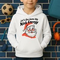 Lets See Some Big Nick Energy Funny Christmas Gift Kids Hoodie thumb 2
